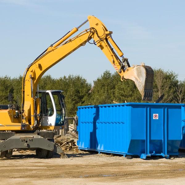 roll-off dumpster for household waste disposal